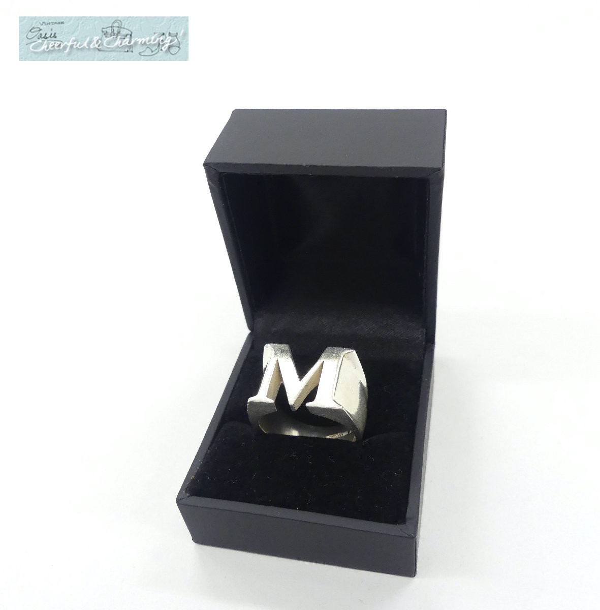 THE LETTERRING アルファベットリング M 17号 SV925 THE LETTERRING アルファベットリング M 17号 SV925