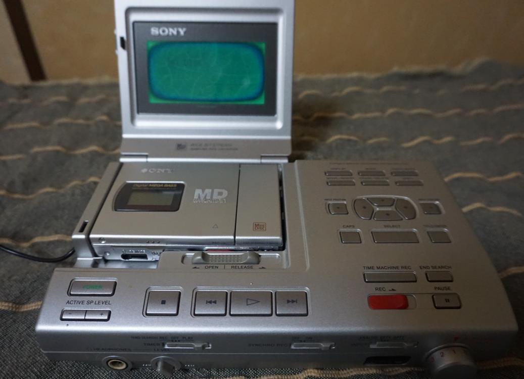 MDステーション SONY MZ-R5ST 現状SONY MDウォークマン 希少 ソニー
