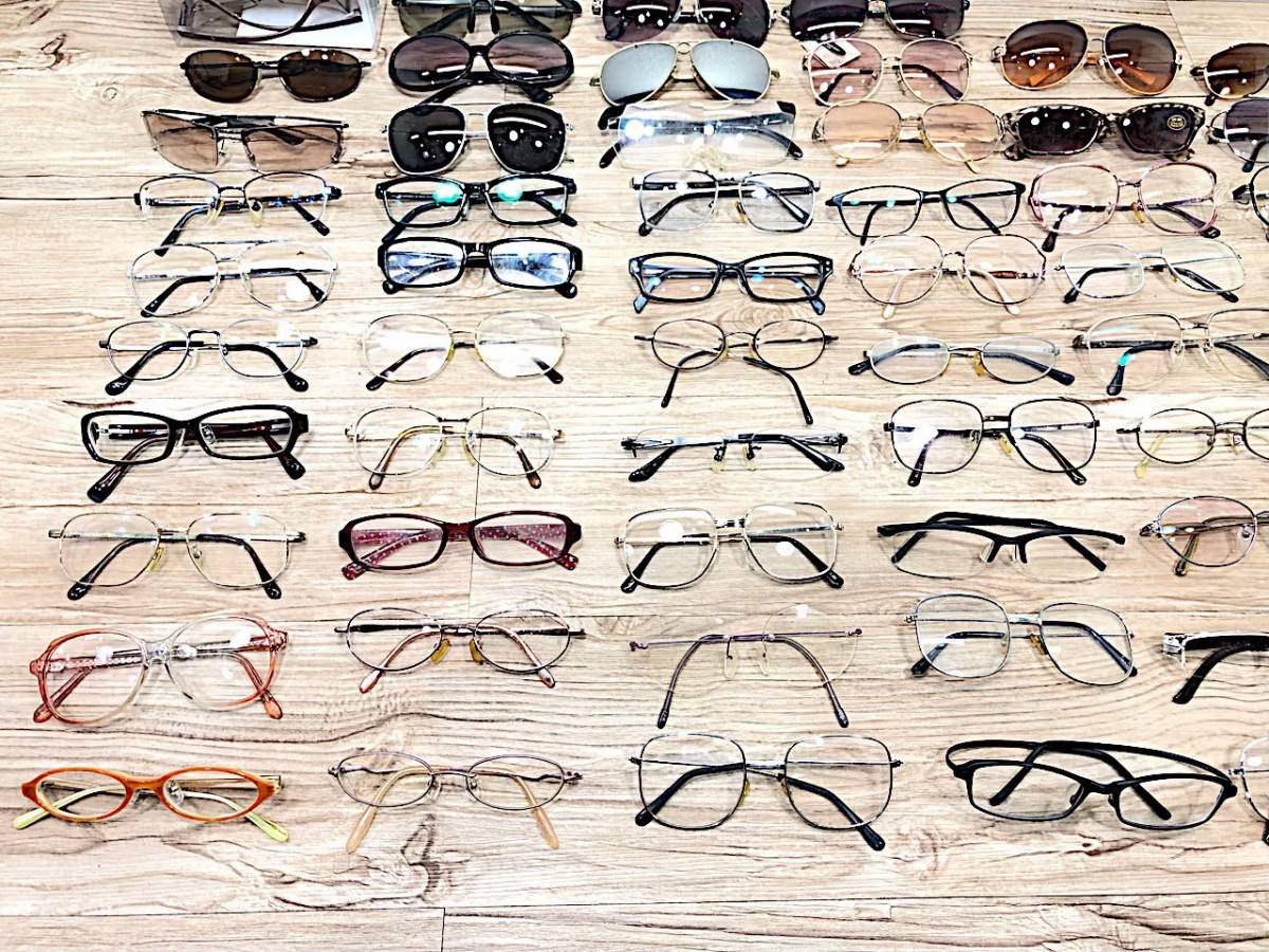 11/249 【ジャンク品】眼鏡 メガネ めがね サングラス まとめて 59点