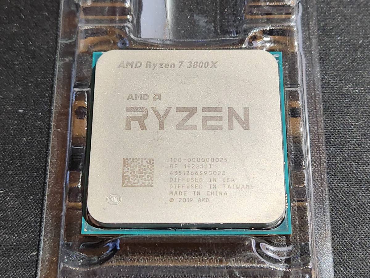 AMD Ryzen 7 3800x 中古パソコン分解品 ジャンク AMD 3800X Ryzen