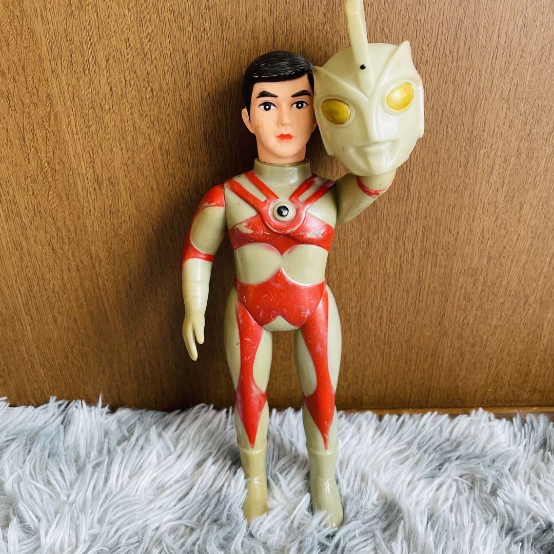 ブルマァク 面取れ ソフビ ウルトラマンA スタンダード - 当時物