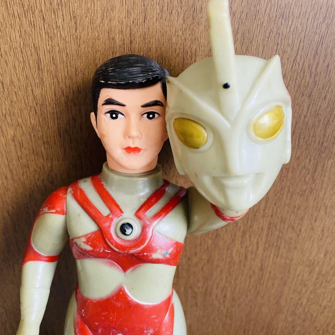 ブルマァク 面取れ ソフビ ウルトラマンA スタンダード - 当時物