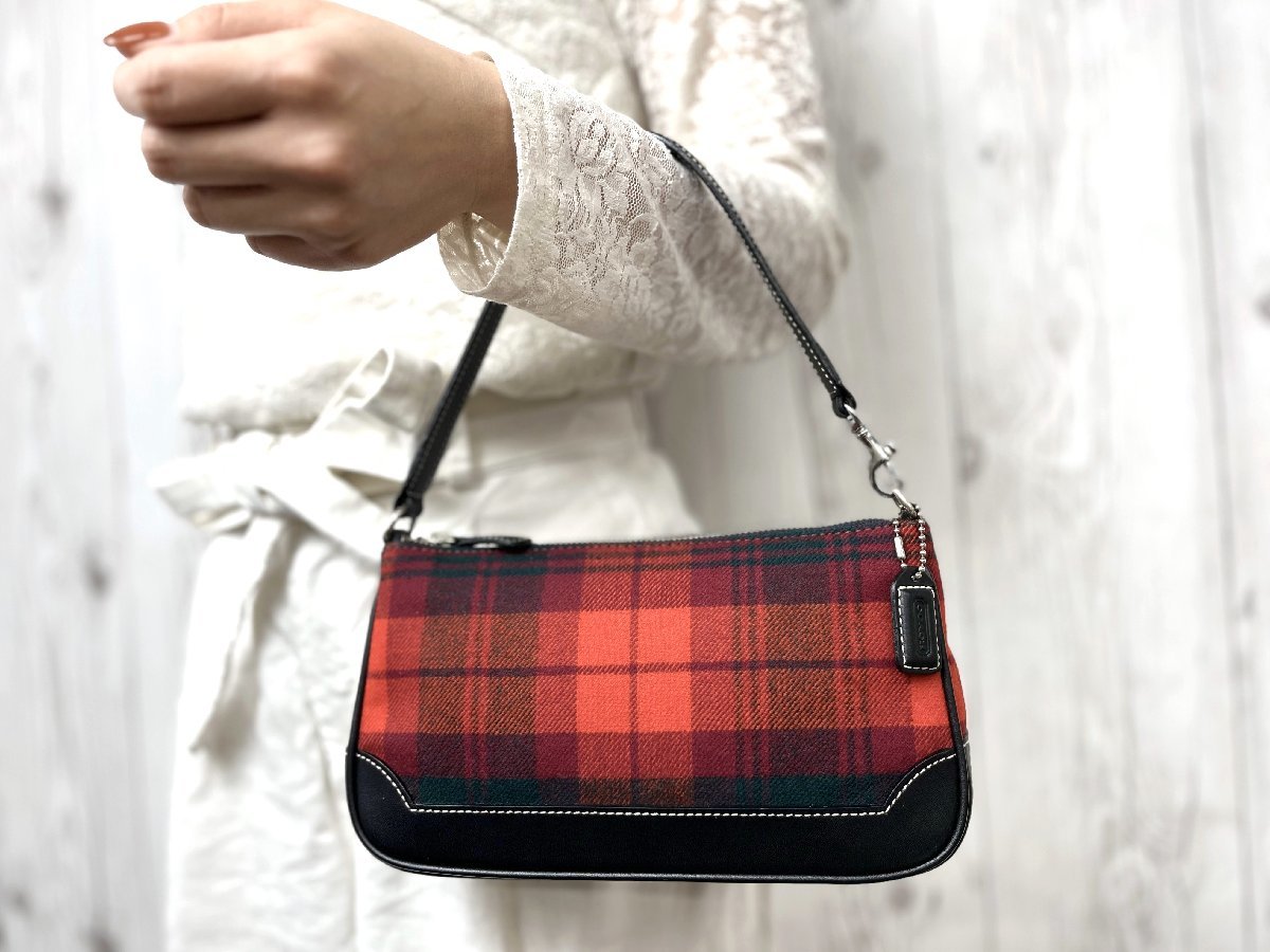 コーチ チェック柄 ハンドバッグ COACH - COACH チェック柄 