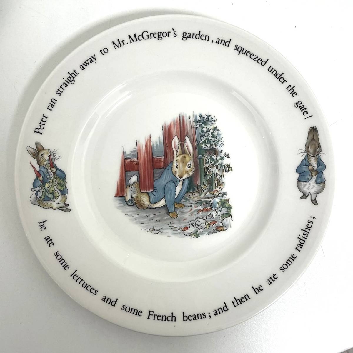 WEDGWOOD/ウェッジウッド】ピーターラビット プレート 浅皿 中皿 直径