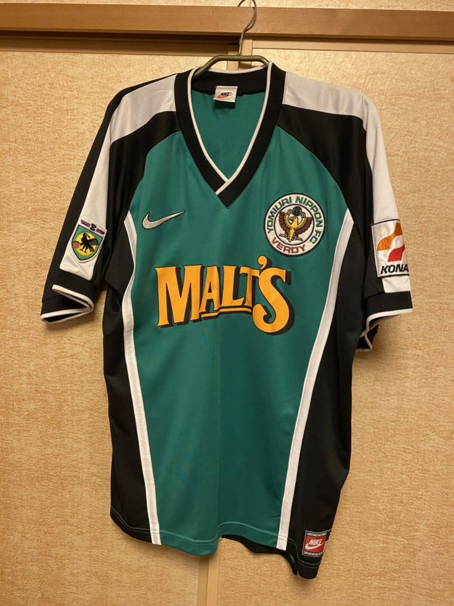 1998　ヴェルディ川崎　完売品　ホーム　半袖　ユニフォーム　正規品　ナイキ　Jリーグ　ビンテージ　東京ヴェルディ