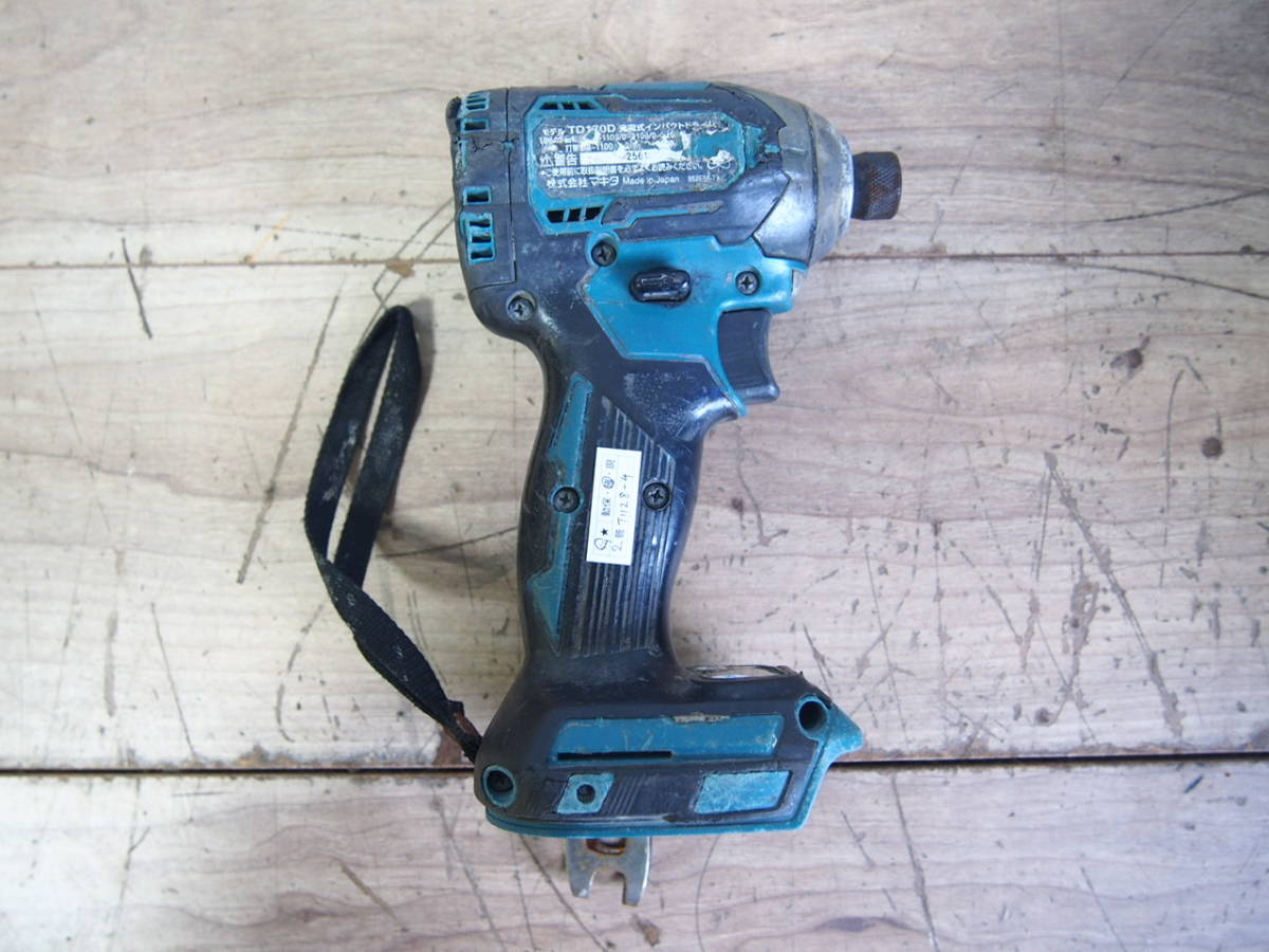 ☆【2T1128-4】 makita マキタ TD170D 充電式インパクトドライバ18V 