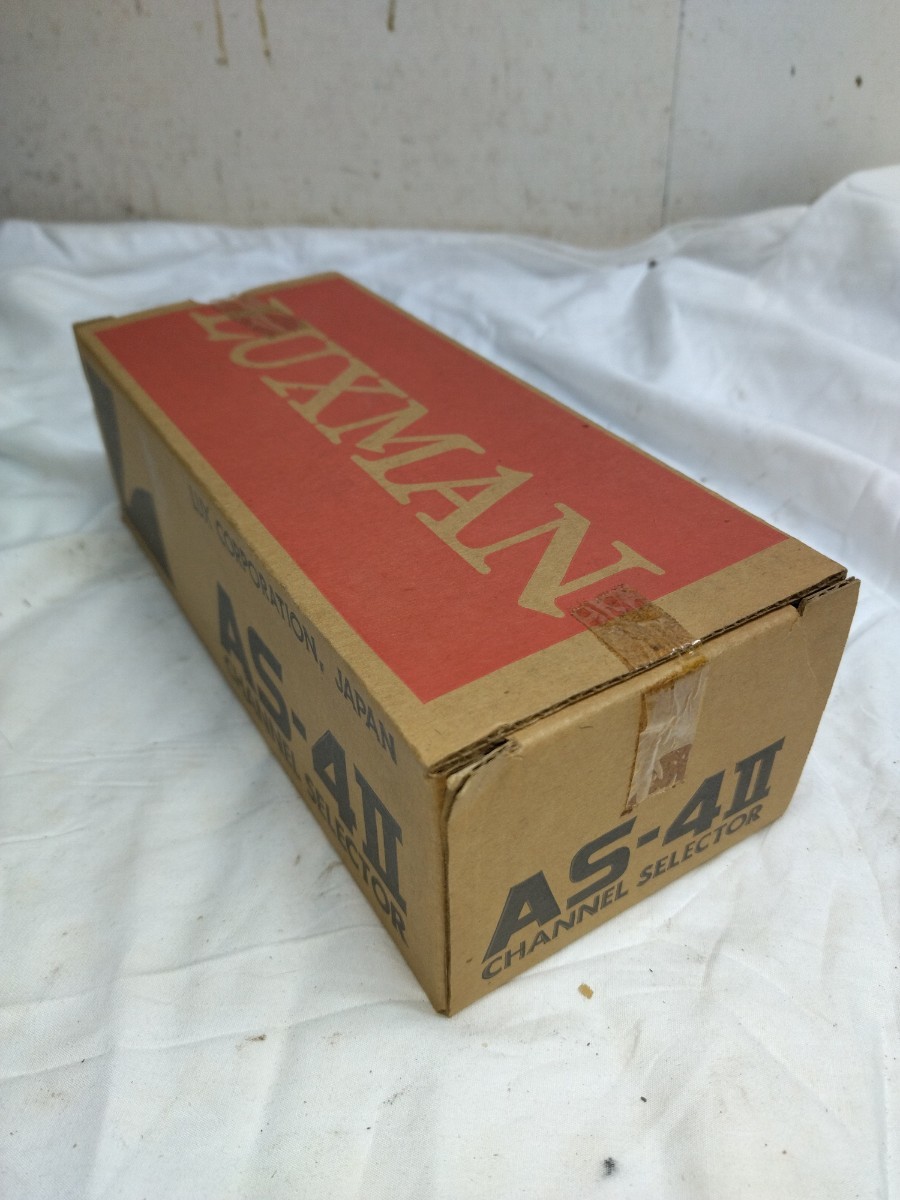 新品 未使用 LUXMAN チャンネルセレクター AS-4Ⅱ ラックスマン AS4（2） AS-4II - ラックスマン LUXMAN RCA AS-44 AS-4-Ⅱ