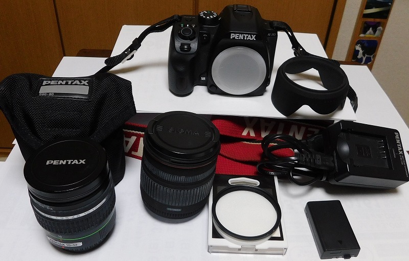 PENTAX K-70 デジタル一眼レフカメラ　単焦点レンズ　ジャンク品 ペンタックス 中古 1年保証 美品 PENTAX K-70 DA 18-135mm WR レンズ