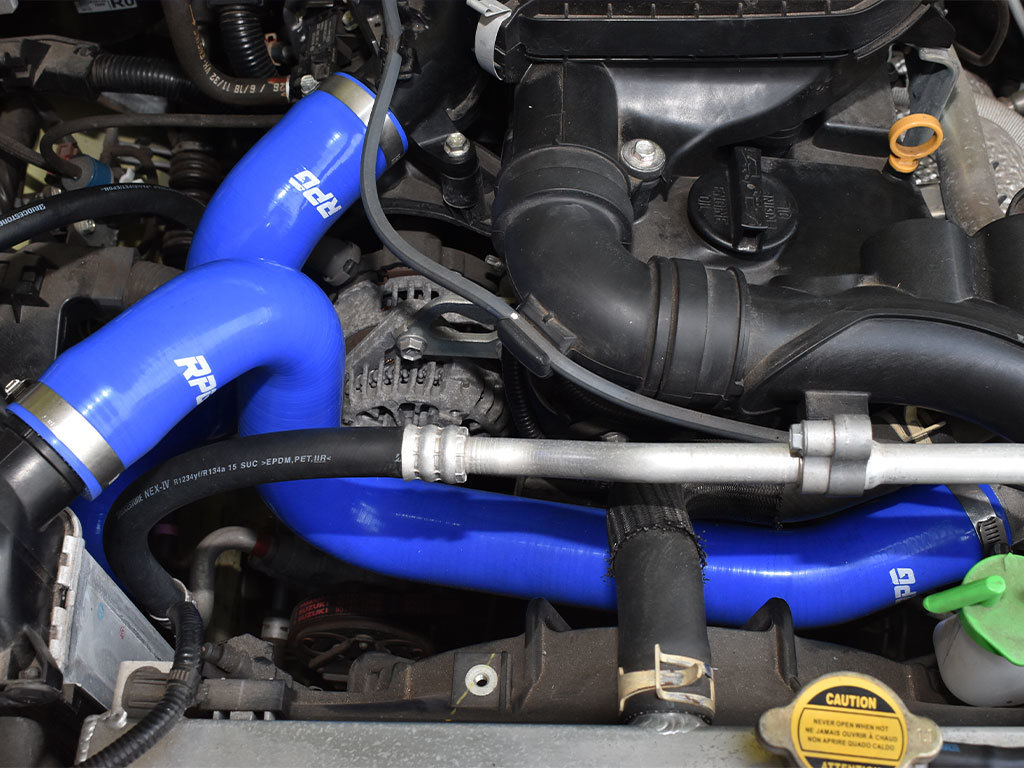 ジムニー JB64W 5層シリコンインテークホース 3本セット 赤茶 ジムニー シーエルリンク シリコンインテークホース ジムニーJB64用ハイパーシリコンインテークパイプ ブルー 2本セット