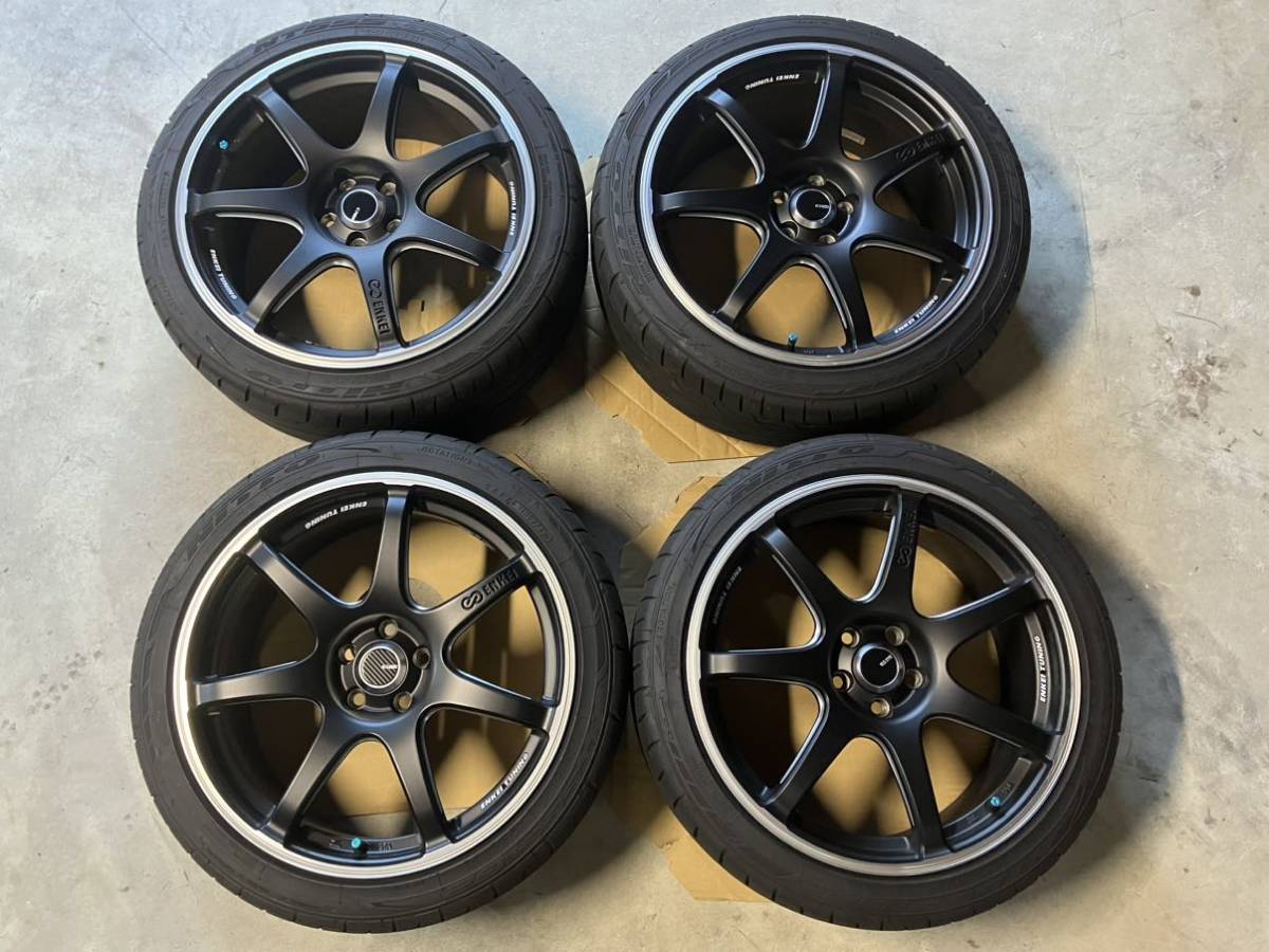 ENKEI SHALLEN AME 15インチ タイヤセット4本！D10-6【4本価格 