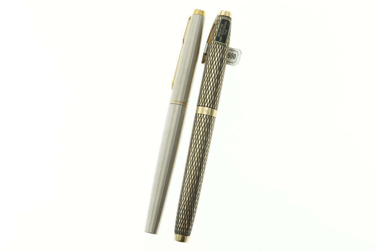 筆記未確認 インク無 SHEAFFER シェーファー タルガ 万年筆 ペン先14K
