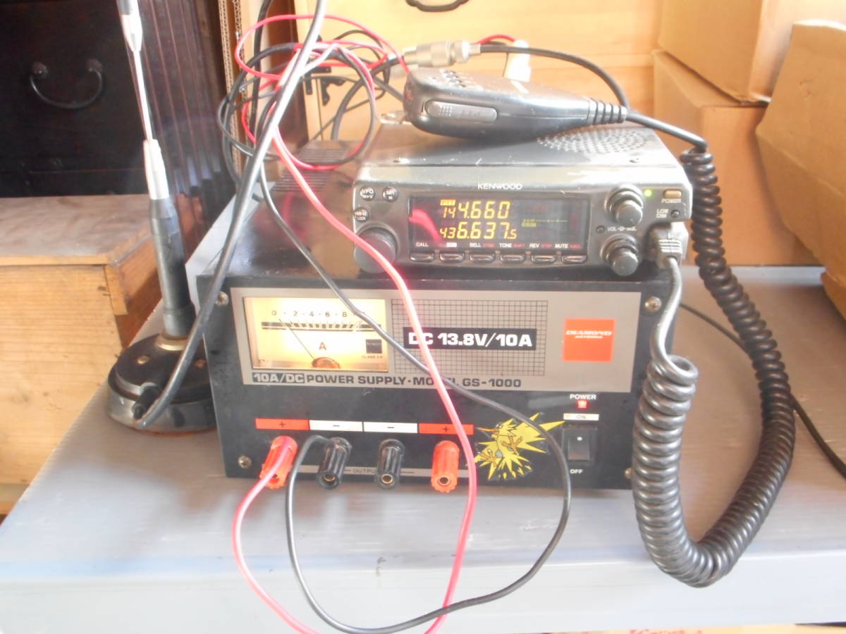 ケンウッド製 TM-521 1200Mhz 10 ⁄ 1 w 動作・中古無線機 KENWOOD TM 動作