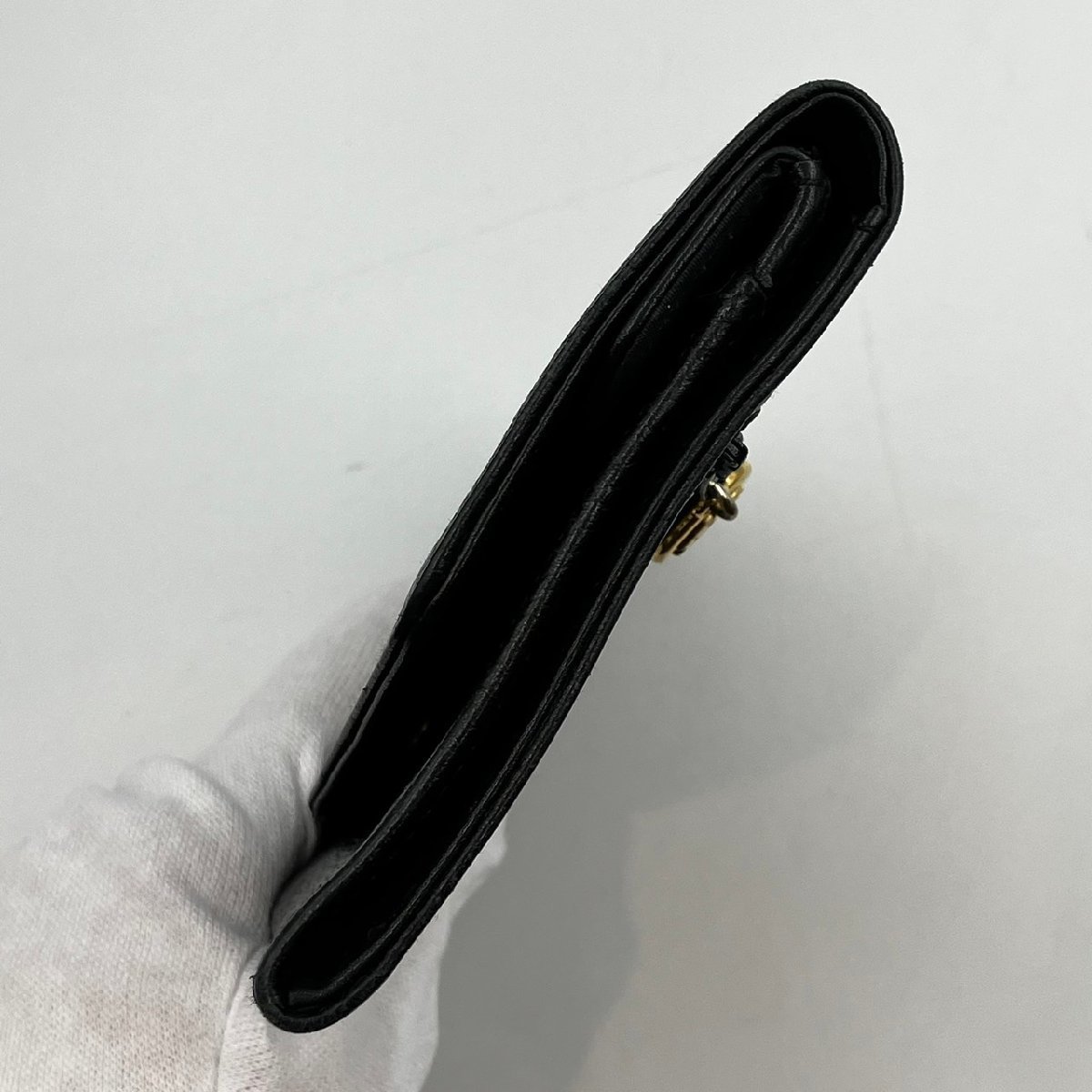 キャビアスキン シャネル CHANEL 長財布 二つ折り長財布 二つ折り ココ