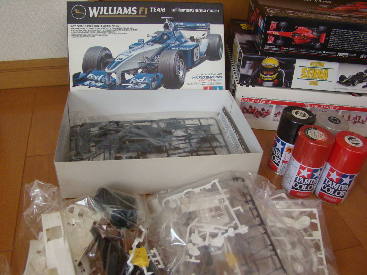 タミヤ フジミ F1 .: 6点セット 5台 タミヤ・フジミ プラモデル F1