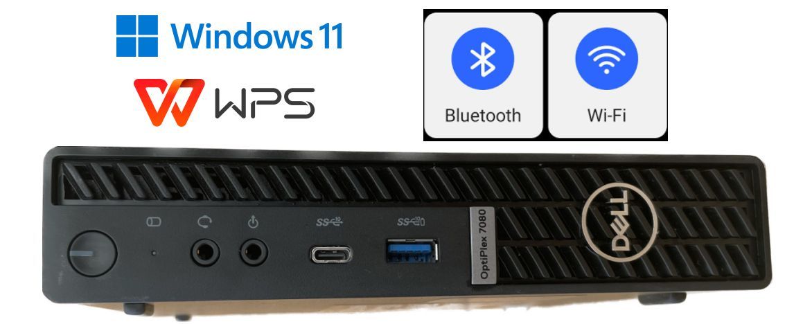 D123DELL□Optiplex7080Micro/Core i5-10400T/m.2 NVMe256GB+HDD1TBGB