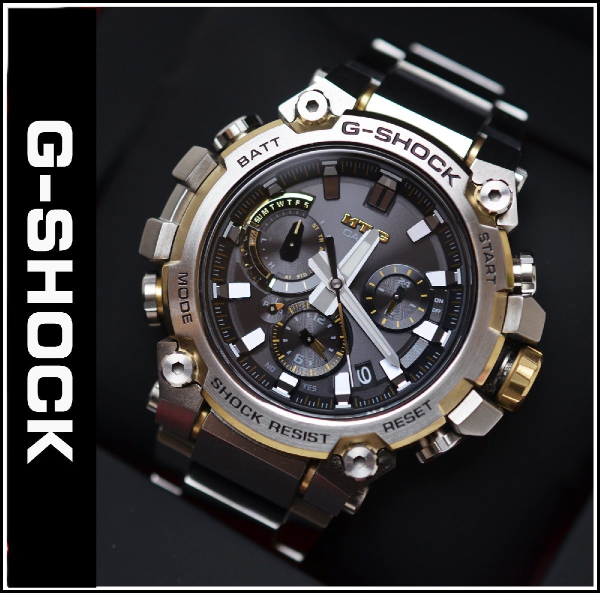 美品 CASIO G-SHOCK MT-G 電波ソーラー モバイルリンク 腕時計 MTG-B3000D-1A9JF 定価143，000円 令和5年11月購入 マルチバンド6 Gショック