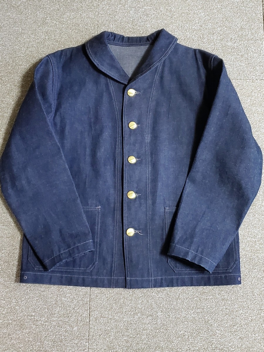 アットラスト LOT.664J デニムカバーオールジャケット 44 Timeworn