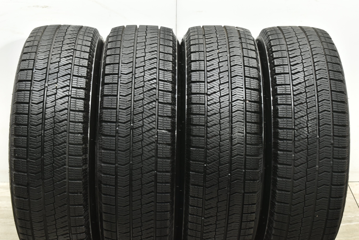 【バリ溝 美品】エコフォルム 15in 6J +43 PCD100 ブリヂストン ブリザック VRX2 195/65R15 プリウス カローラツーリング インプレッサ エコフォルム FORME ブリヂストン (エコフォルム) (ブリヂストン) 15inc