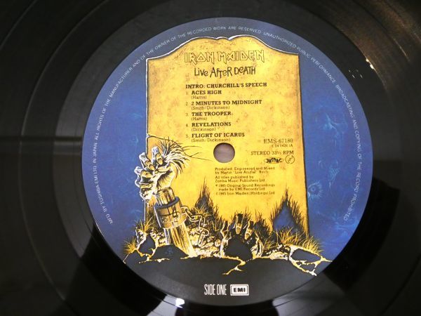 S) ○(E-59) IRON MAIDEN アイアン・メイデン 「 LIVE AFTER DEATH
