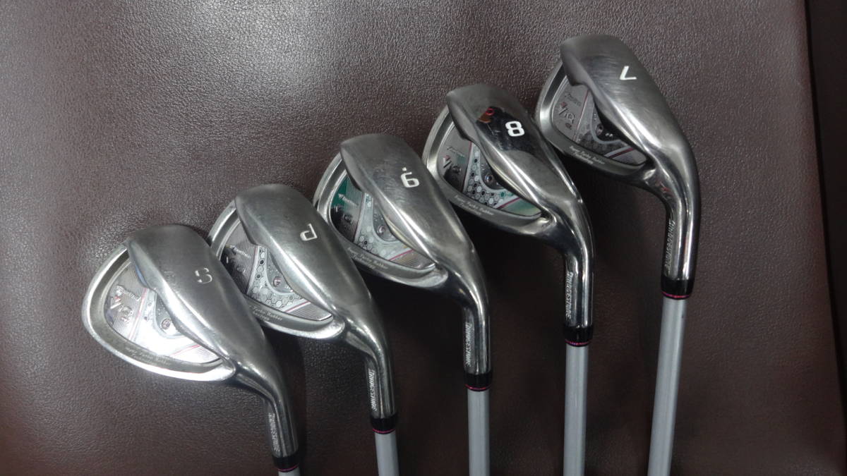 中古★税込★女性用　ブリヂストン　ViQ CL　レディース　アイアン　#7ーP・S　5本セット　VT-401I　硬さL　