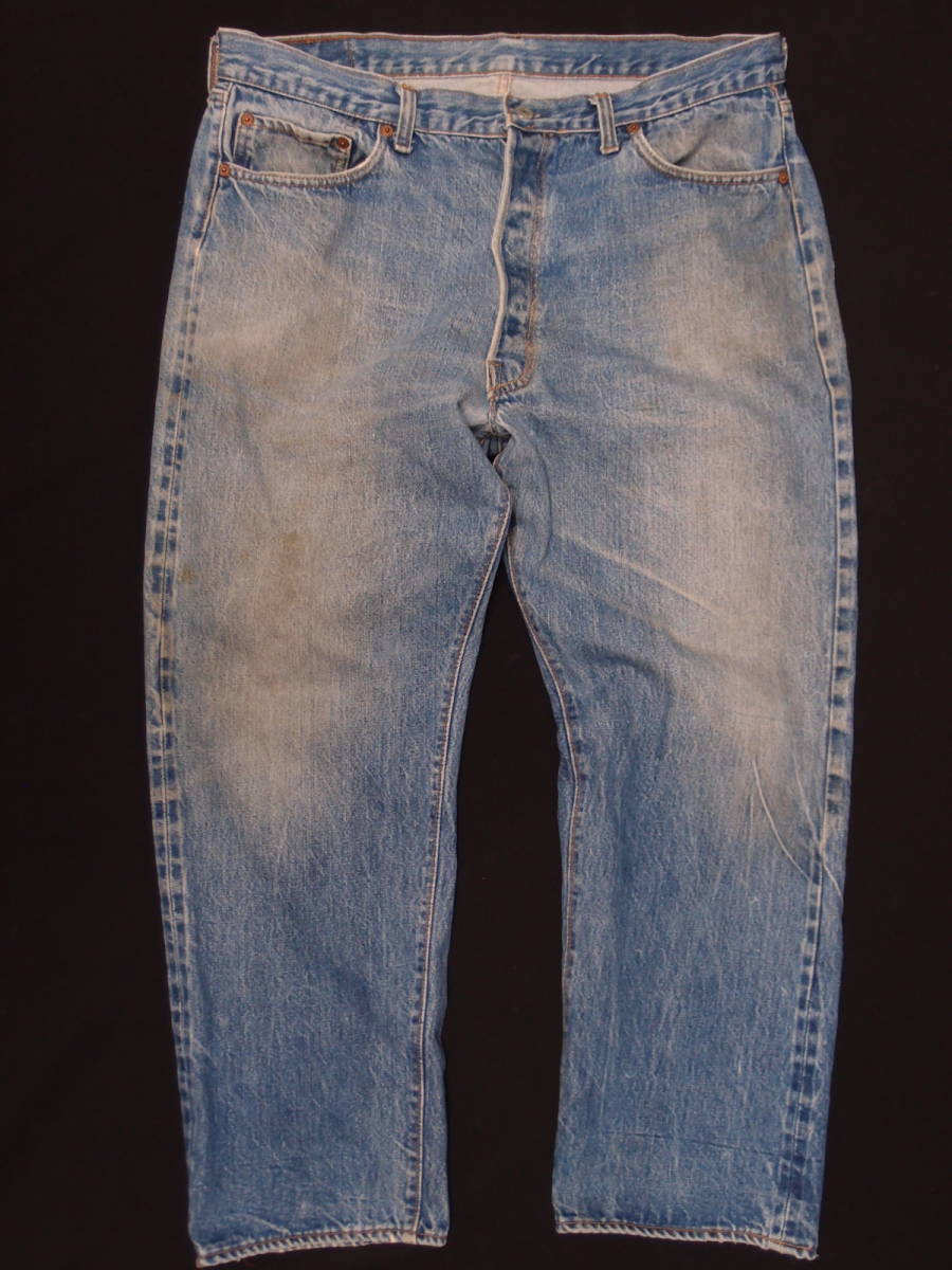 ◆古着卸USA■66' 後期☆Levi’s 501★★★w40 　トップボタン裏 6 　ビンテージ　TALONジッパーカスタム　アメリカ直輸入　ヒゲ