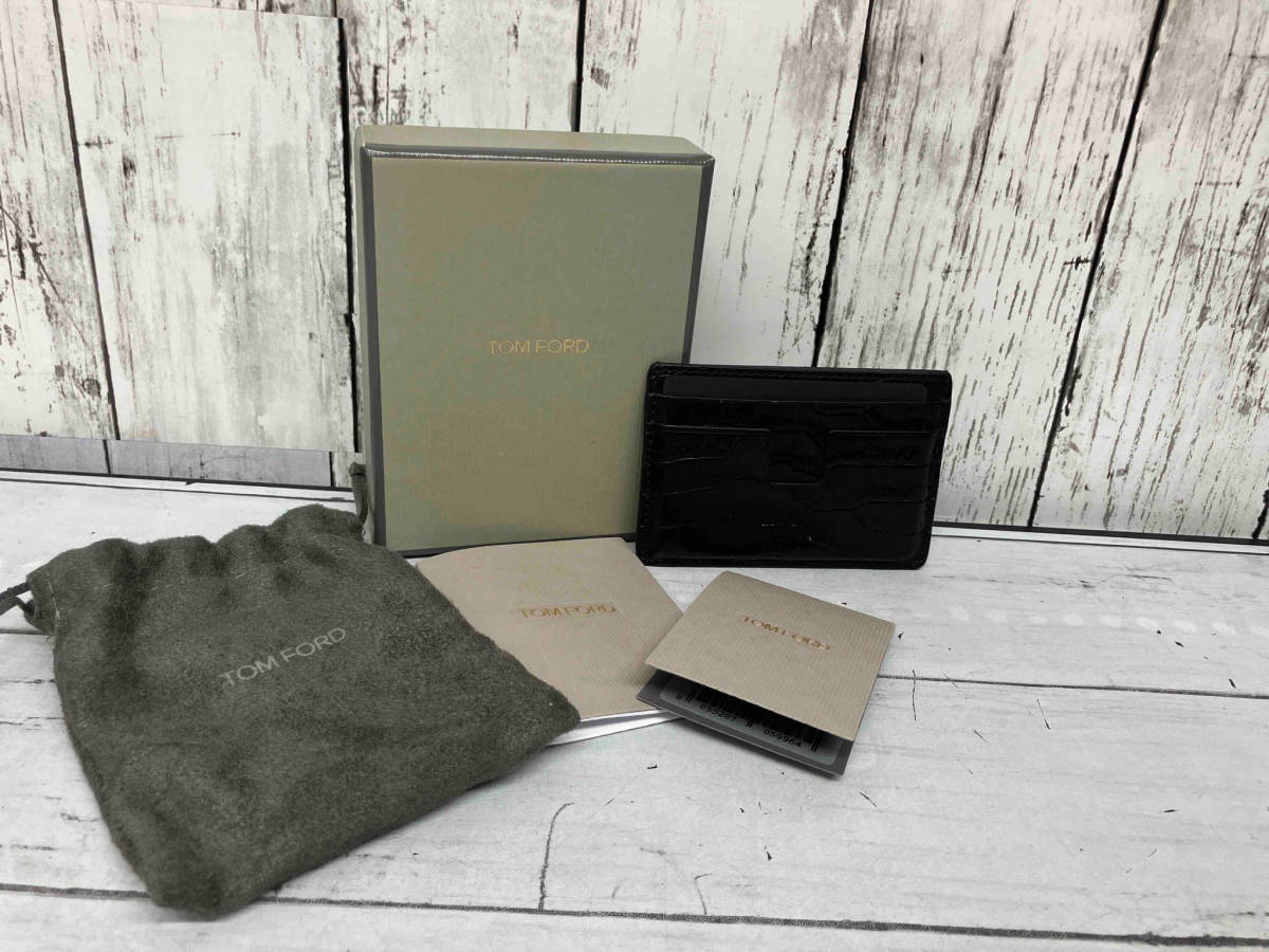 【箱付き】TOMFORD カードケース クロコダイル トムフォード Y0232T-018-AAO
