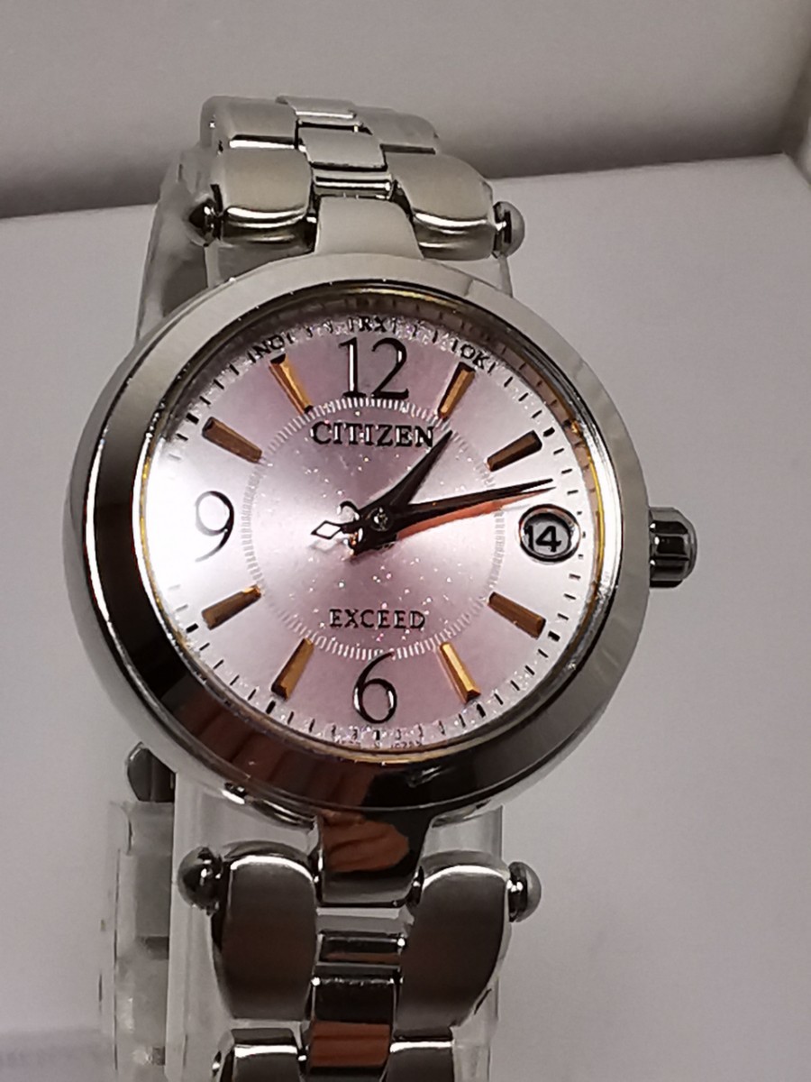 CITIZEN エコドライブ メンズ 腕時計 ソーラー 稼働 箱付 440 CITIZEN