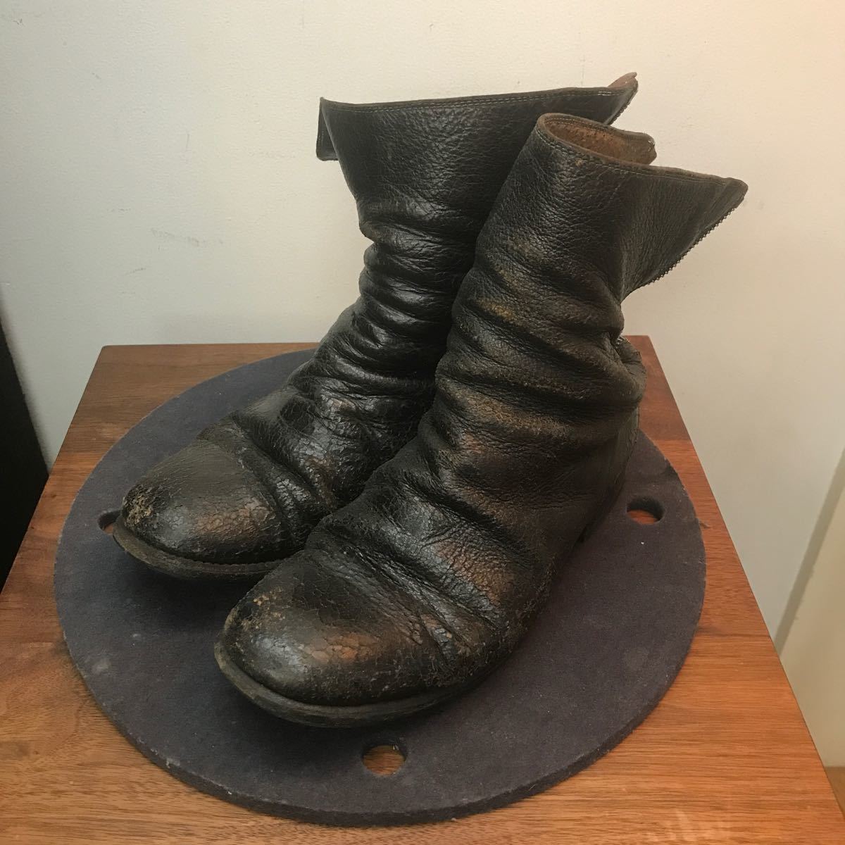 GUIDI バックジップブーツ 42 初期ハンドダイ グイディ riri 【公式通販】