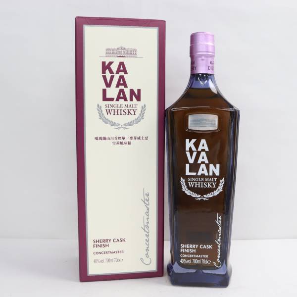1円~KAVALAN(カバラン)コンサートマスター シェリーカスクフィニッシュ 40% 700ml R23K290019