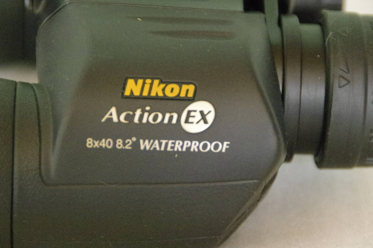 Nikon Action EX 8×40 8.2° WATERPROOF 双眼鏡 Extreme 0 1 ニコン X