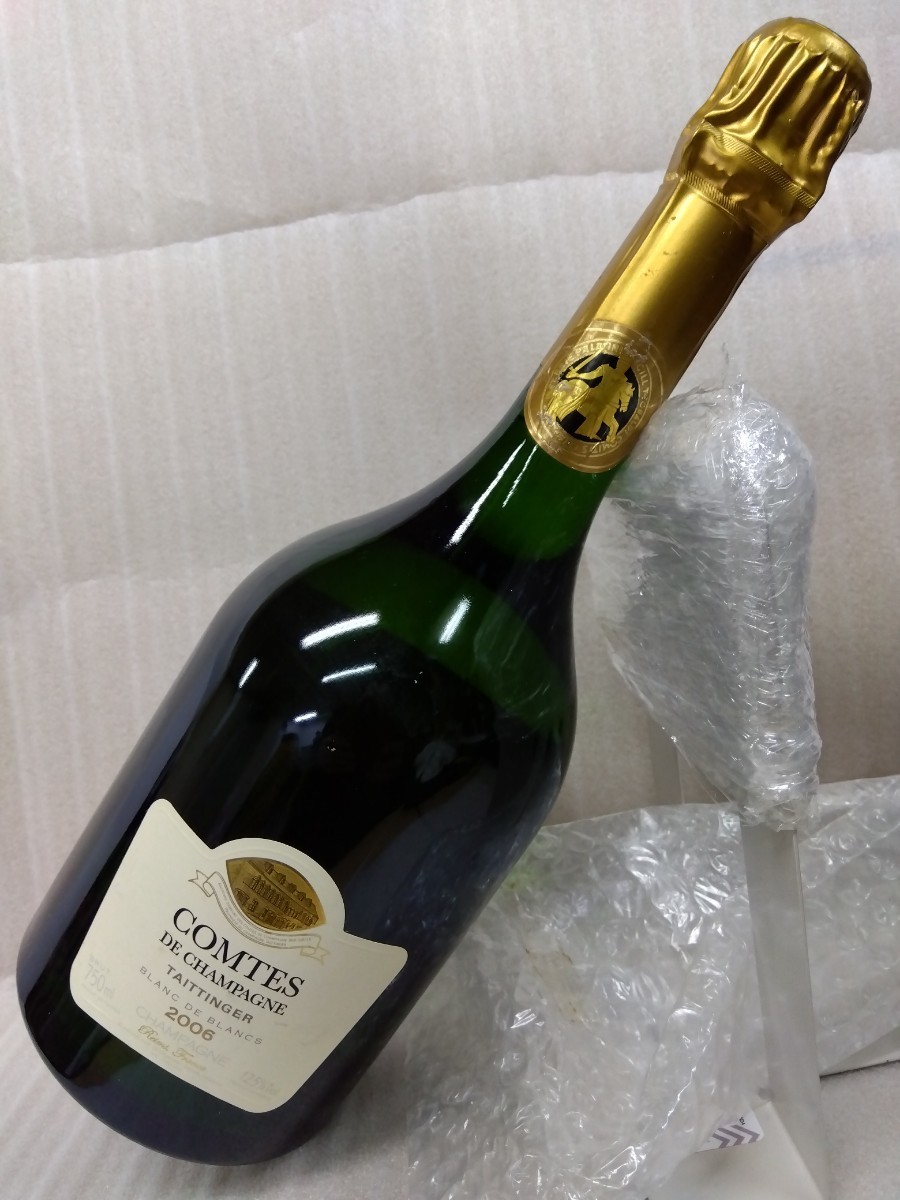 【未開栓】COMTES DE CHAMPAGNE TAITTINGER BLANC DE BLANCS 2006 テタンジェ コント・ド・シャンパーニュ 八王子引き取りOK1265