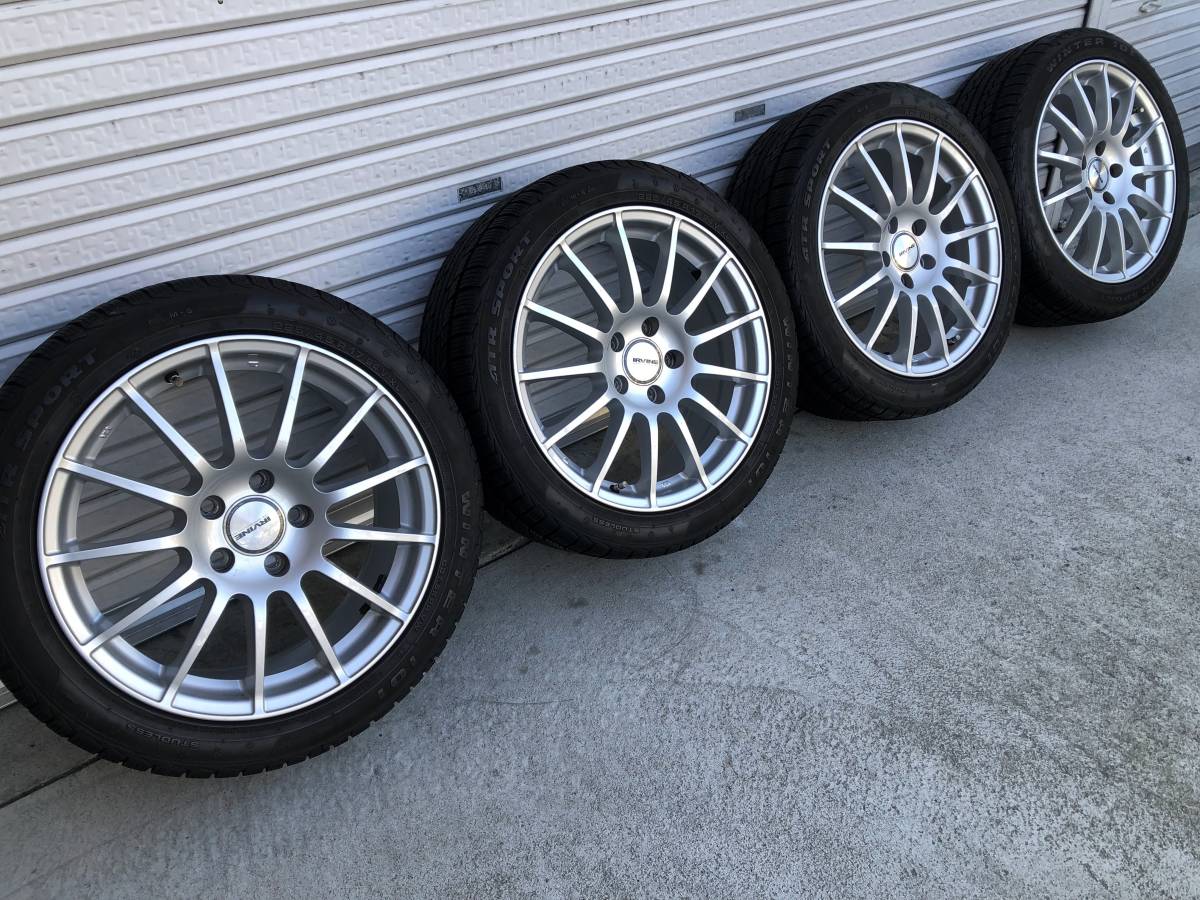 人気定番，お得 225/45R17 スタッドレス ATR SPORT WINTER101 2019年製 +IRVINE F01 17x7.5J 5H PCD112 4本セット ベンツCクラス(スタッドレスタイヤ)｜売買されたオークション情報、yahooの商品情報をアーカイブ公開 - オークフ 5穴