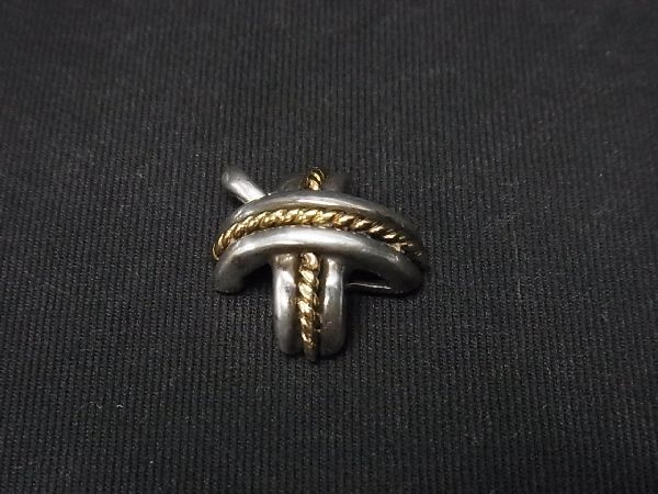1円 TIFFANY＆Co ティファニー シグネチャー コンビ SV925×750 トップのみ ネックレス ペンダント アクセサリー シルバー系 AS1568