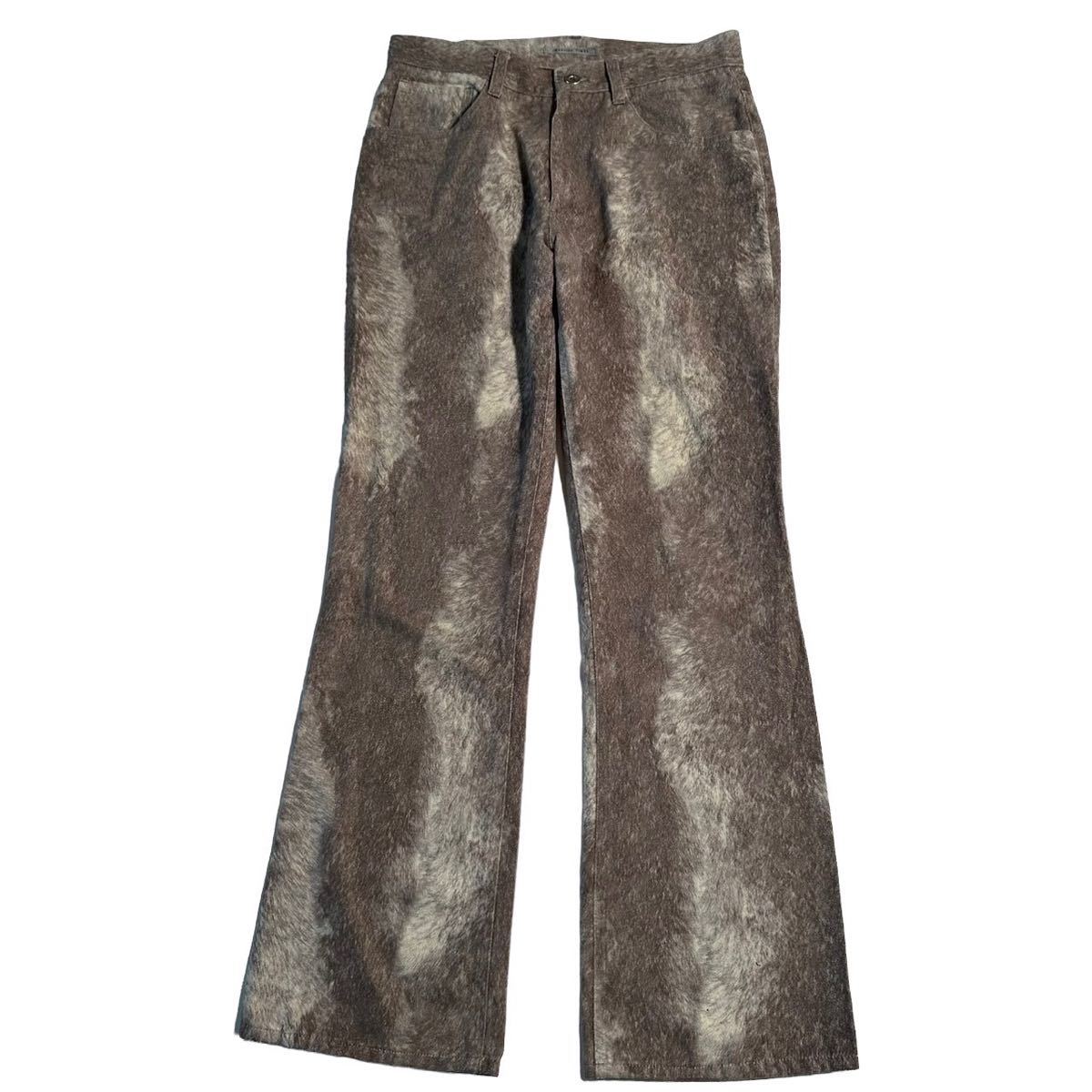 Rare Japanese Label Y2K design flare pants goa g.o.a ifsixwasnine kmrii share spirit lgb archive TORNADO MART 14th addiction 