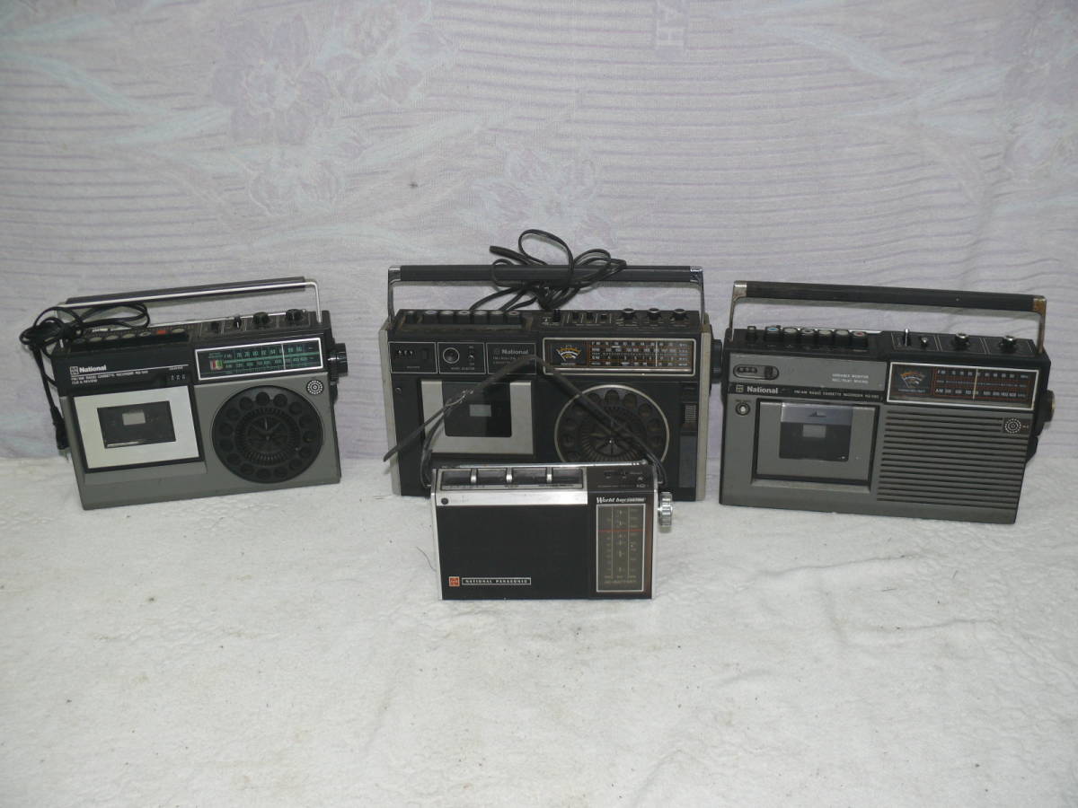National ナショナル RQ-552 Q-542 RQ-520 ラジカセ RF-850D ラジオ