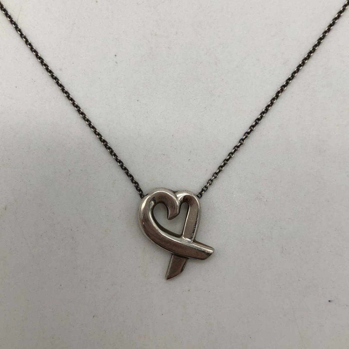 TIFFANY&Co. ティファニー ネックレス ラビングハート シルバー 925 