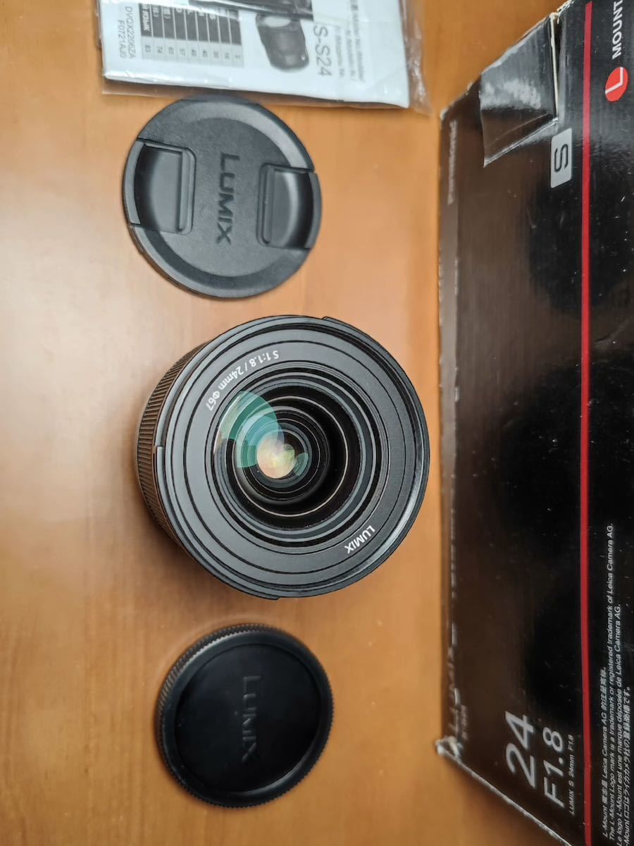 【超美品】Panasonic LUMIX S 24mm F1.8 Lマウントレンズ S1 S1h S5 S5ii leica SL sigma fp 用 写真 動画 広角S-S24 1円からスタート