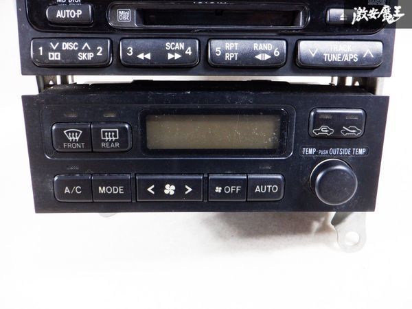 希少！トヨタ純正 JZX100 チェイサー CD MD カセット デッキ