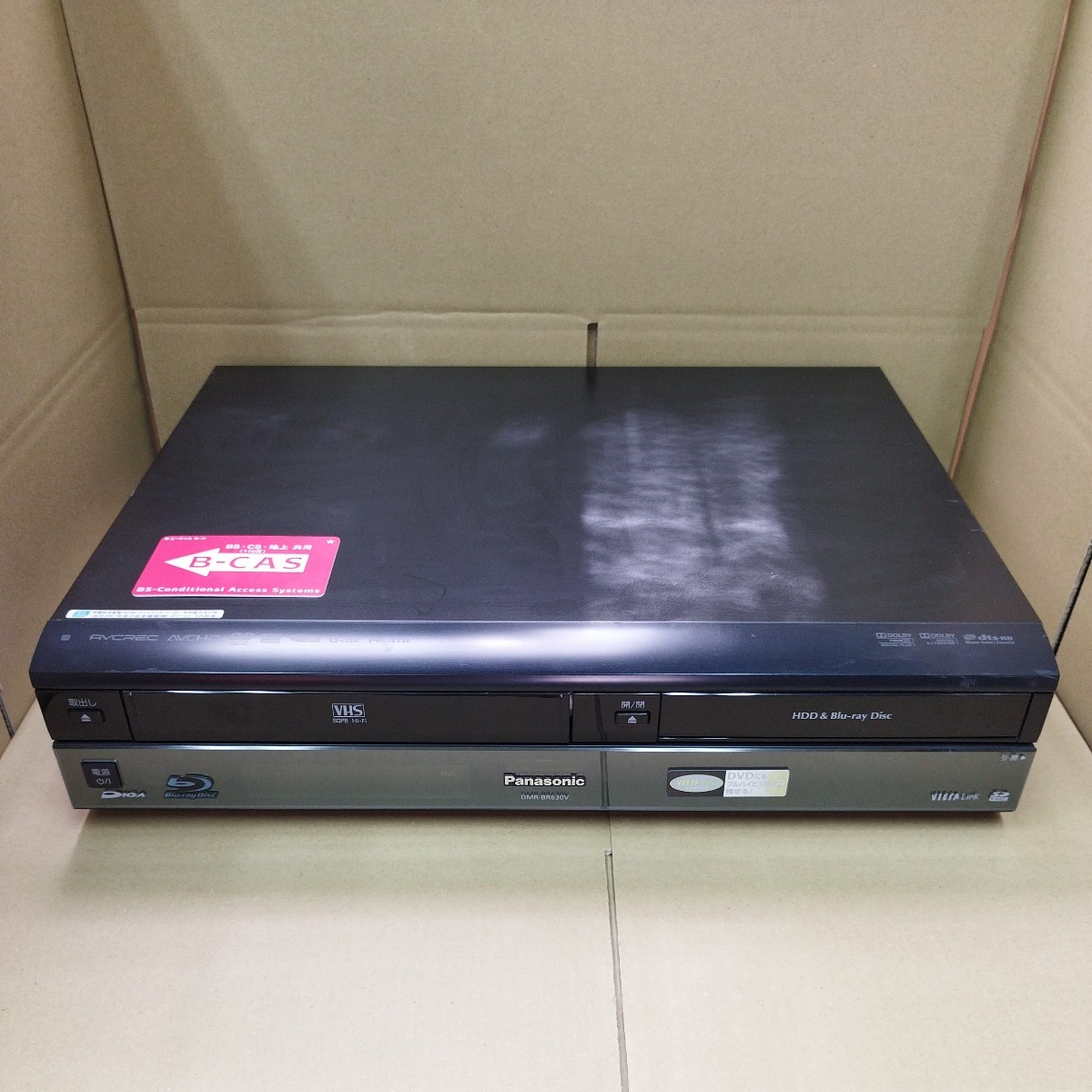 M7316 パナソニックHDD⁄VHS一体型BDレコーダー☆DMR-BR630V M7316