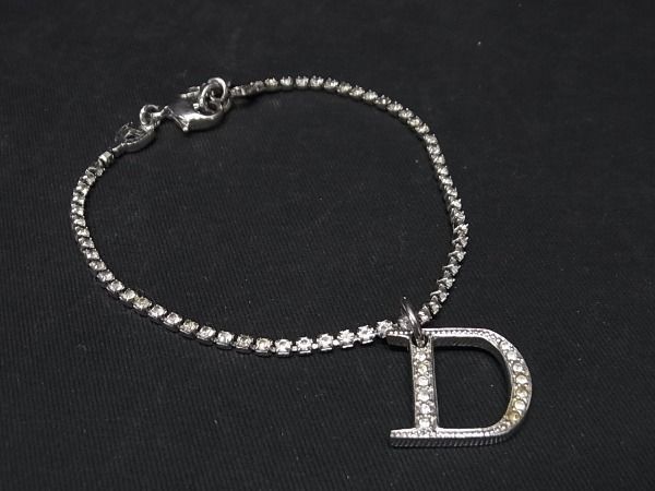 1円 □美品□ ChristianDior クリスチャンディオール ラインストーン