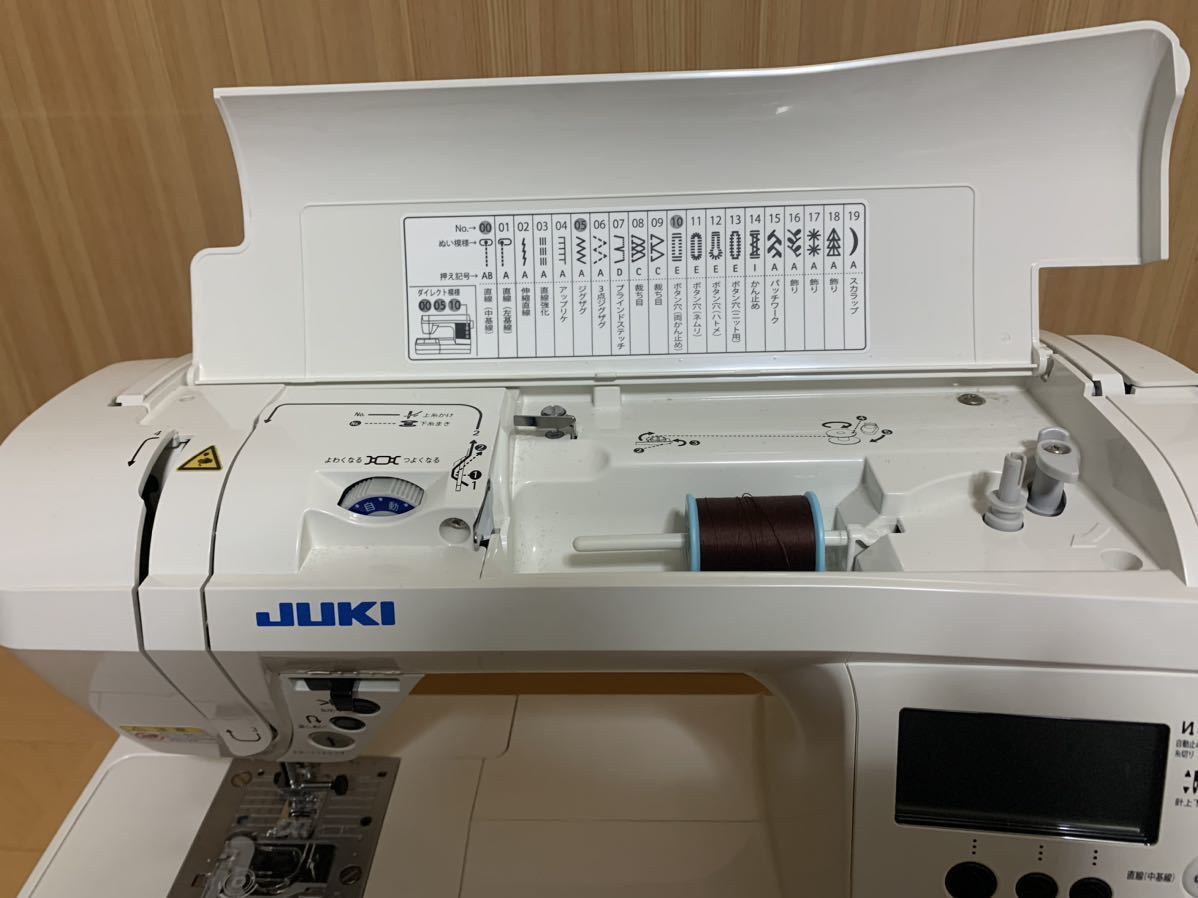 JUKI f250-J コンピューターミシン 動作未確認 通電のみ確認 ジャンク