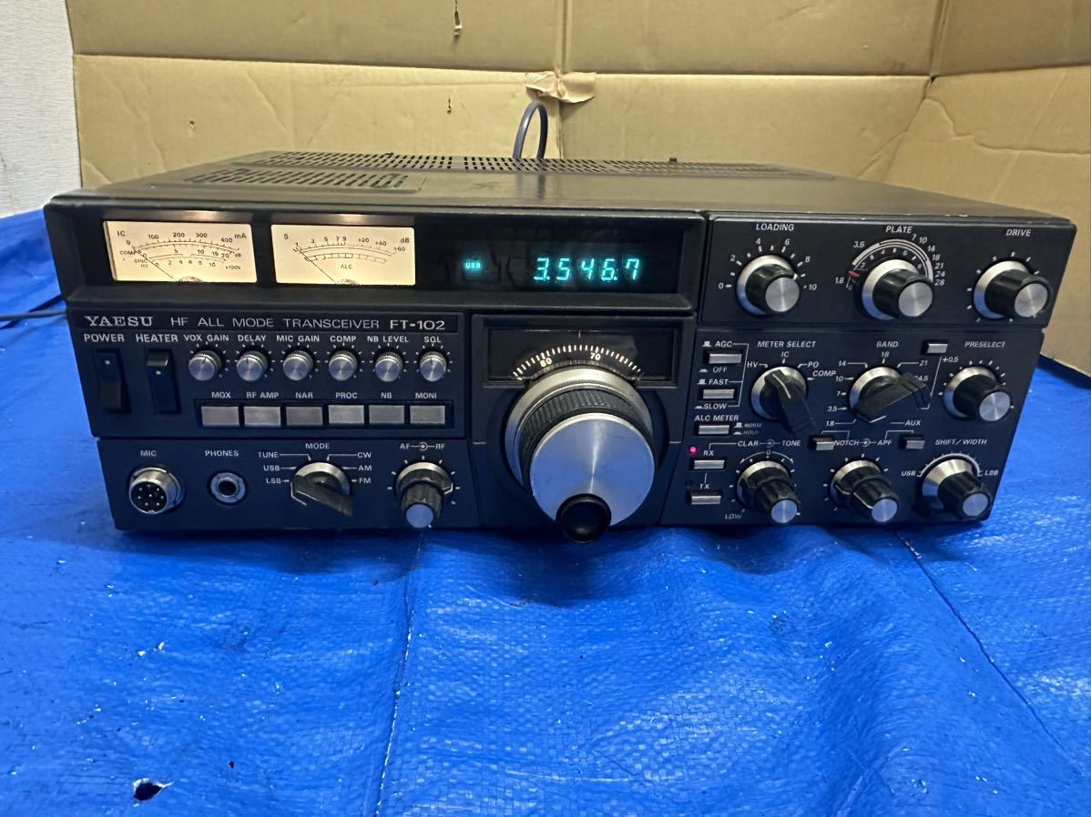 YAESU HF 八重洲無線 FT-102 オールモードHFトランシーバー 本体のみ
