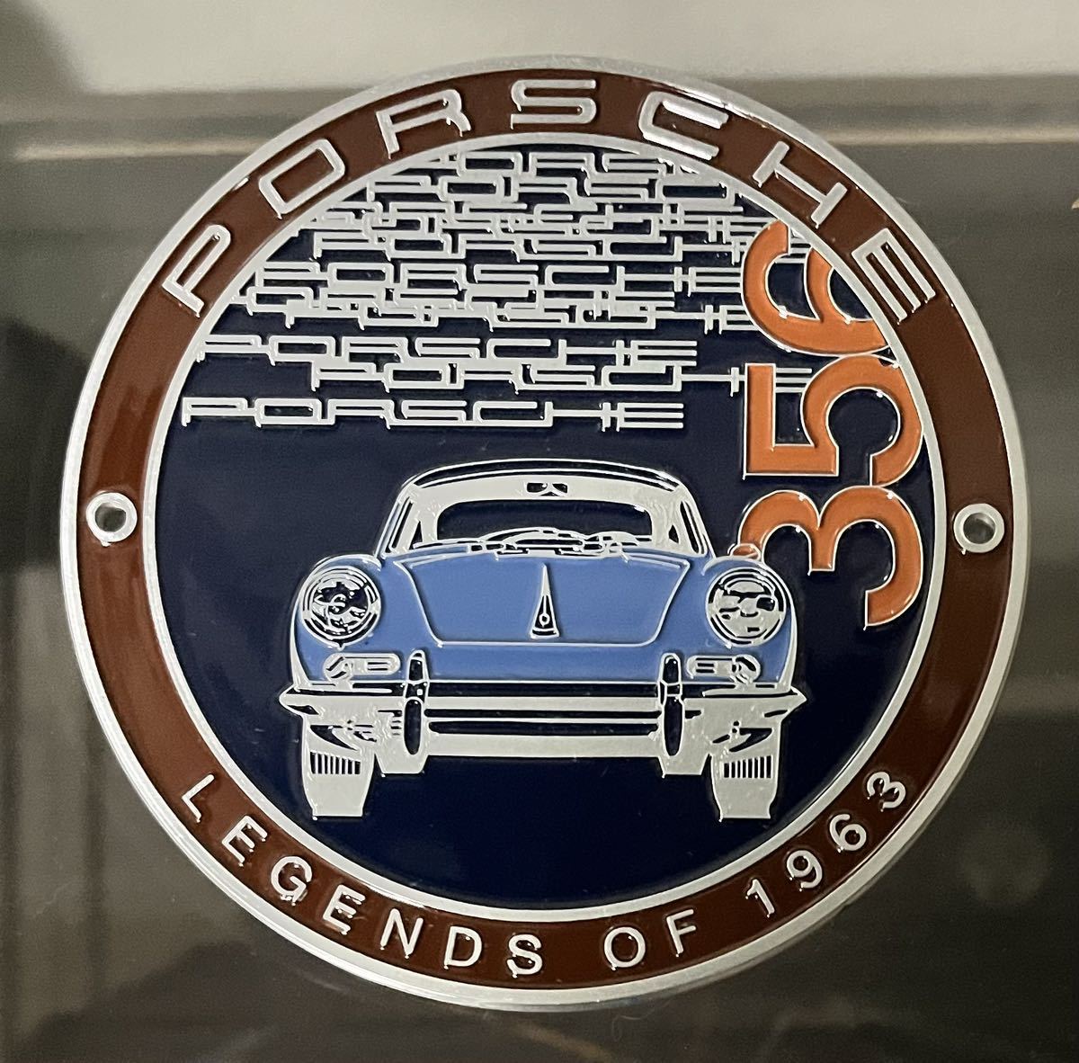 ポルシェ PORSCHE 356 グリルバッジ カーバッジ バッジ car badge 限定 
