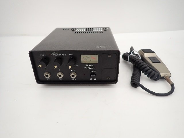 TOA 2個で60W選挙スピーカー 車載アンプ60W マイク1本 TOA 2個で60W