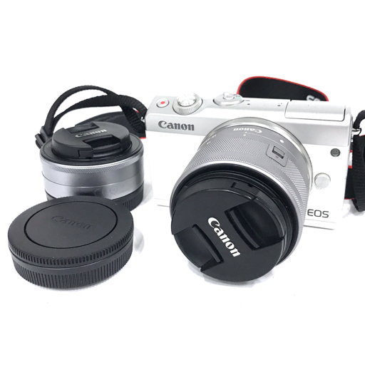 1円 Canon EOS M100 EF-M 15-45mm 1:3.5-6.3 IS STM 22mm 1: