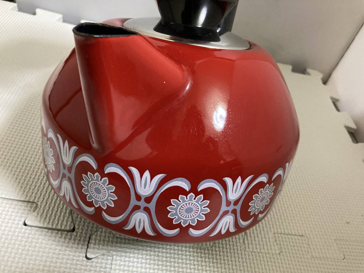 ASTA アスタ ホーロー ドイツ製ケトル レトロ 未使用デットストック