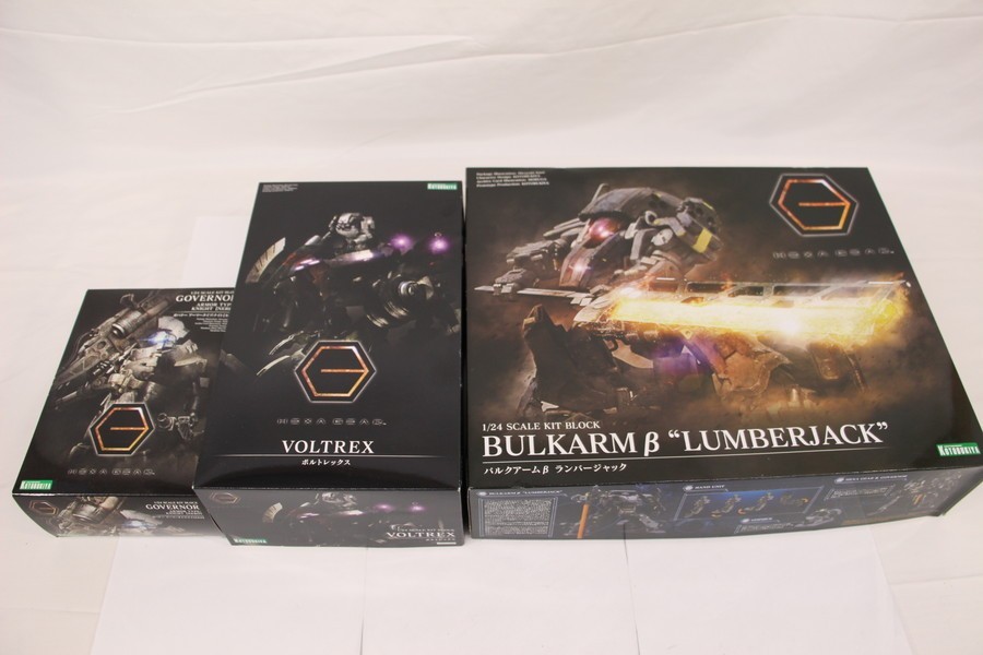 066 k1007 コトブキヤ ヘキサギア バルクアームβ ランバージャック ボルトレックス ガバナー アーマータイプ：ナイト【ネロ】 3個セット