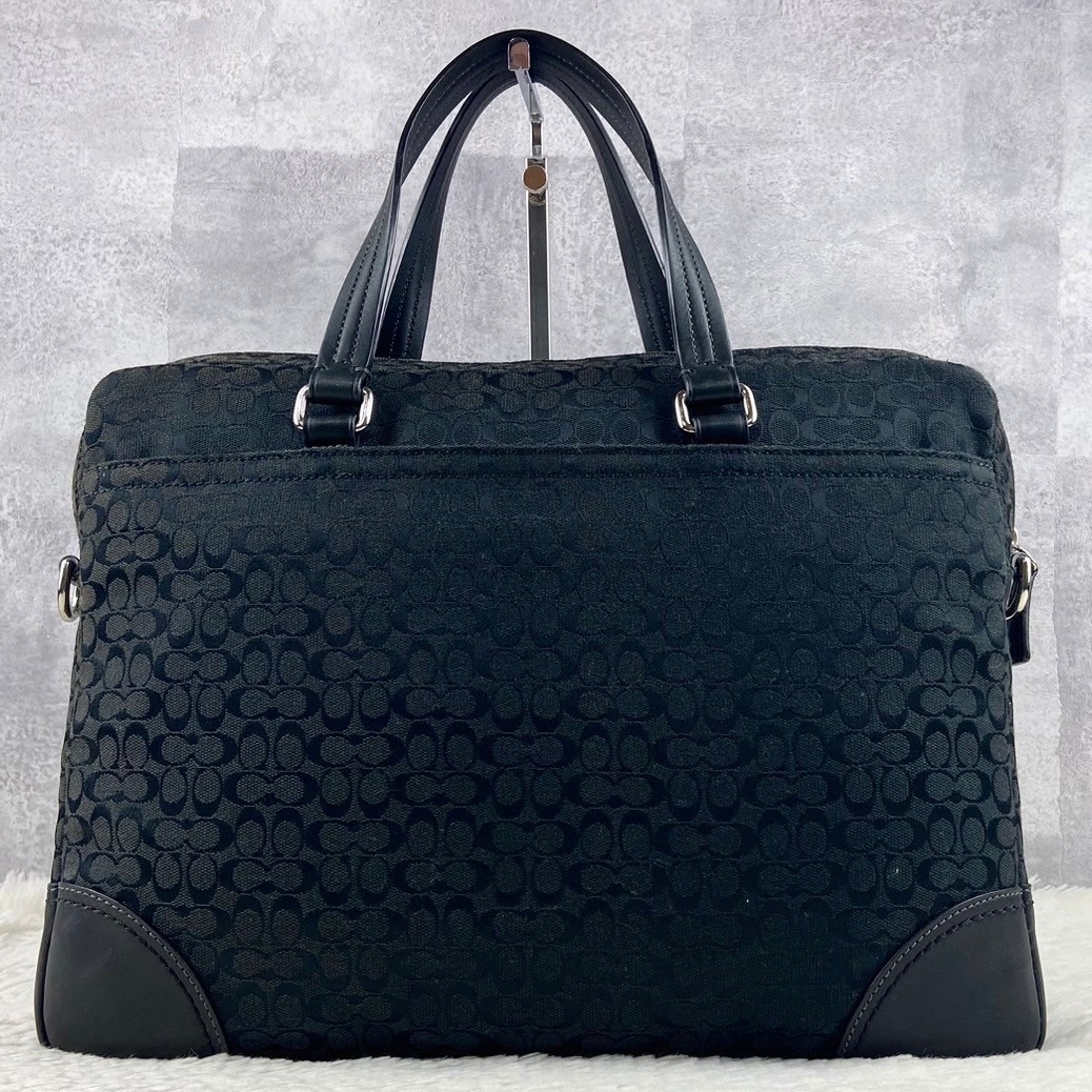 1円~ 未使用級 COACH コーチ A4 通勤 通学 書類 メンズ ビジネスバッグ