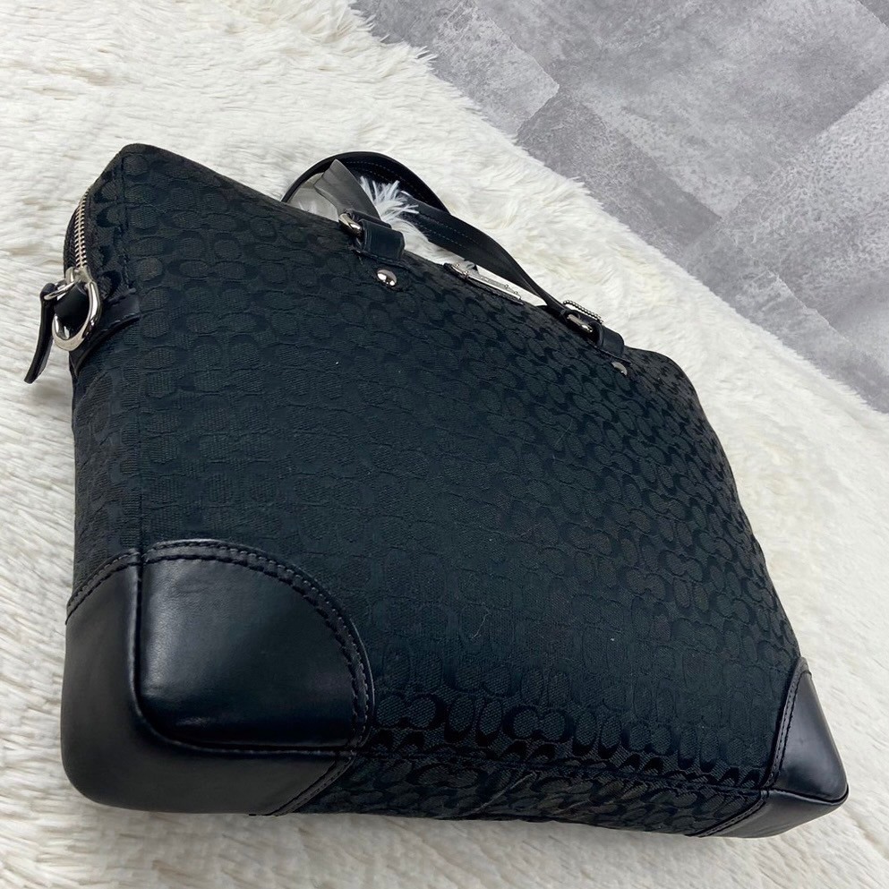 1円~ 未使用級 COACH コーチ A4 通勤 通学 書類 メンズ ビジネスバッグ