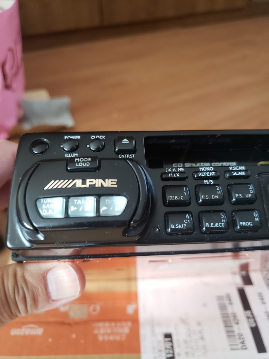 アルパイン TDA-7638J ALPINE 当時物 希少 旧車 JDM 銅板 カセット